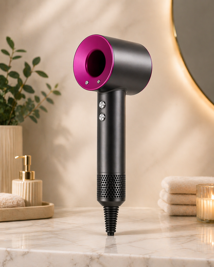 Secador iónico tipo dyson + dos cabezales(GRATIS)-Edición Limitada